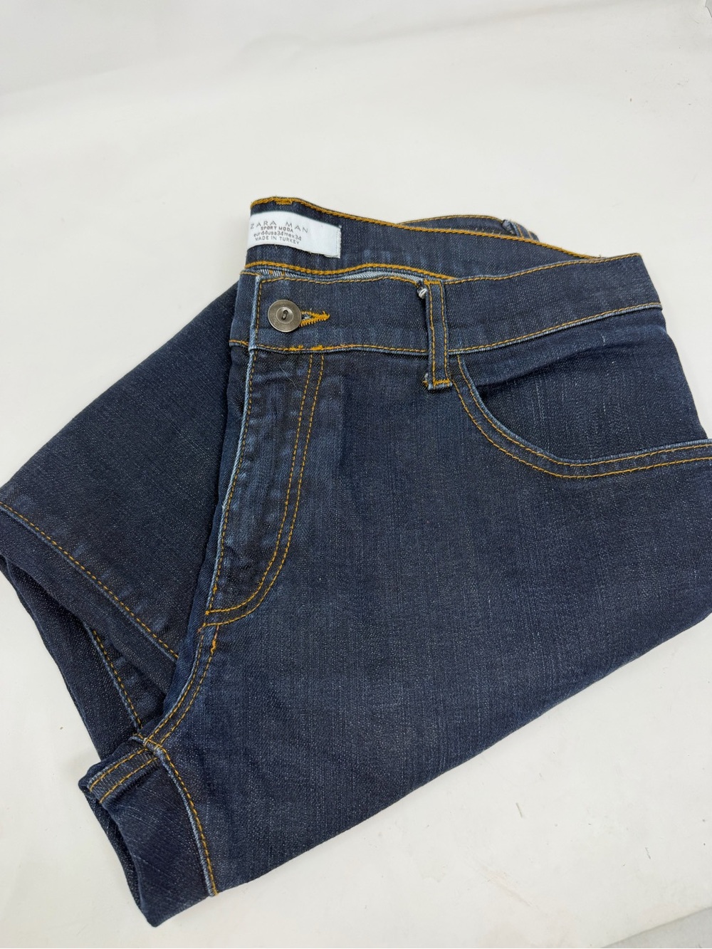 Zara Man Sport Moda Blue Jeans
